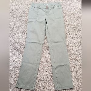 LOWEST PRICE-Chino Slim Boot Green Pants